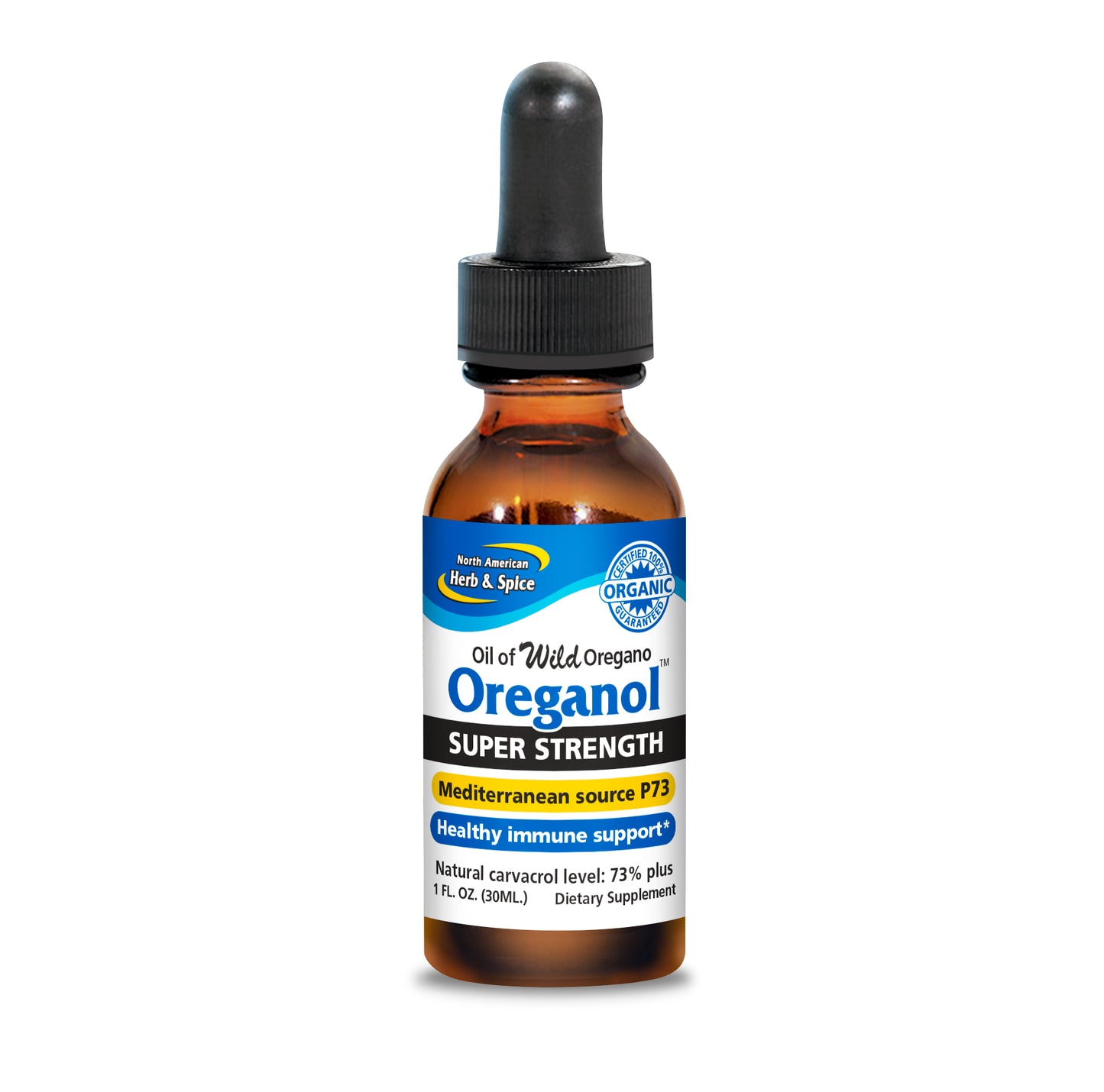 Oregano essential oil - Super Strength Oreganol P73 - Carvacrol 73% +
