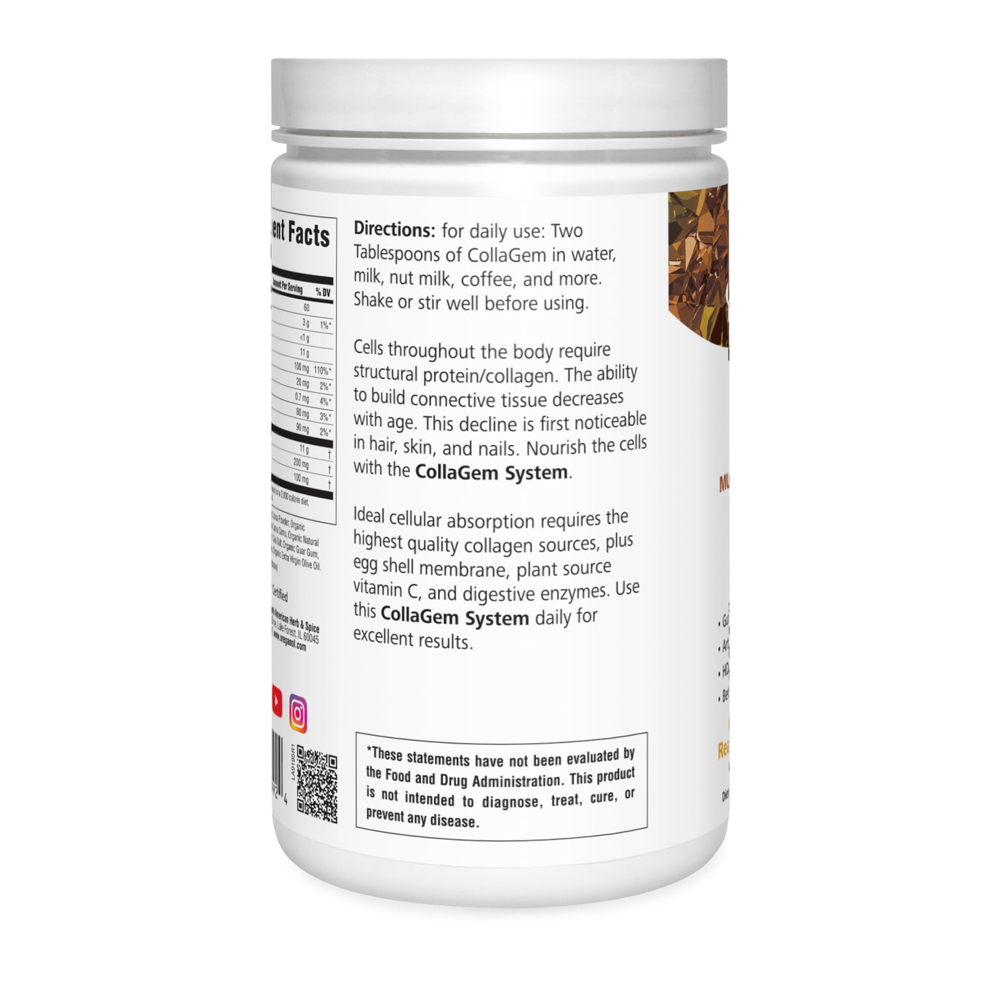 CollaGem® Powder  - Collagen & co-factors
