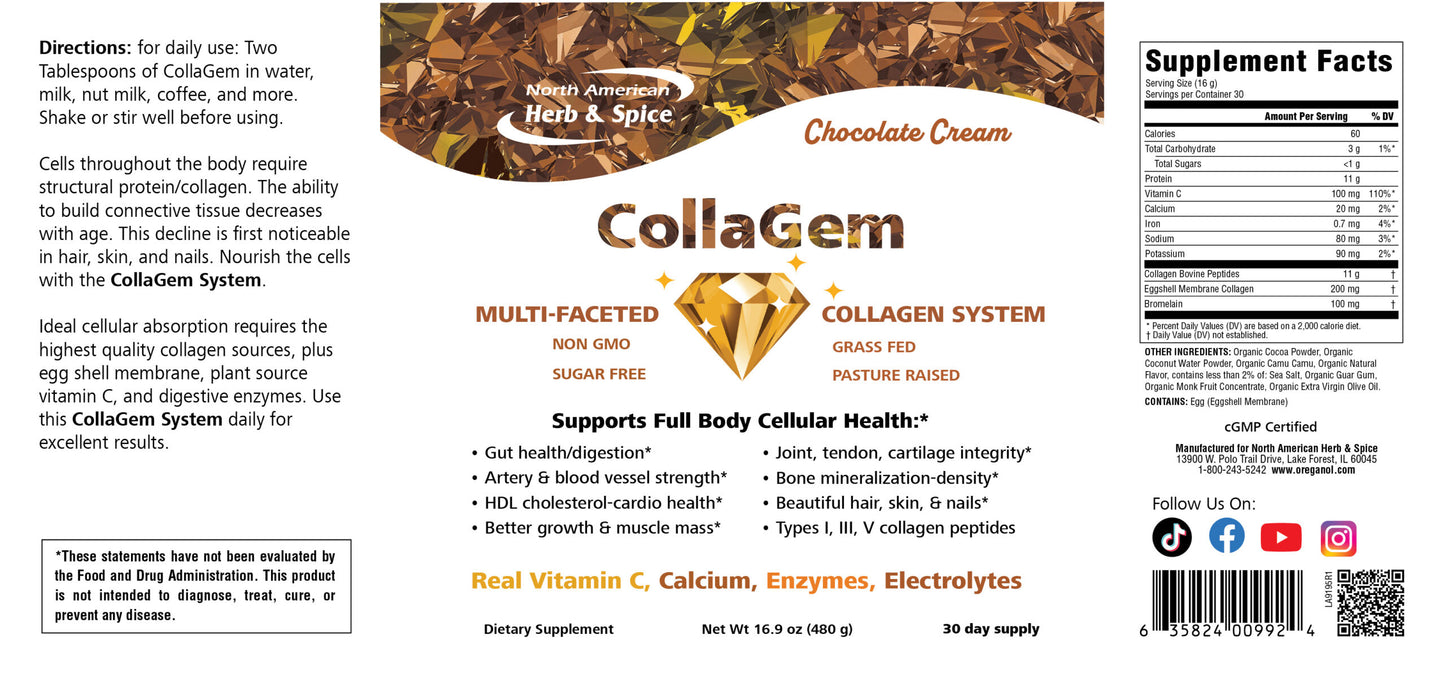CollaGem® Powder  - Collagen & co-factors