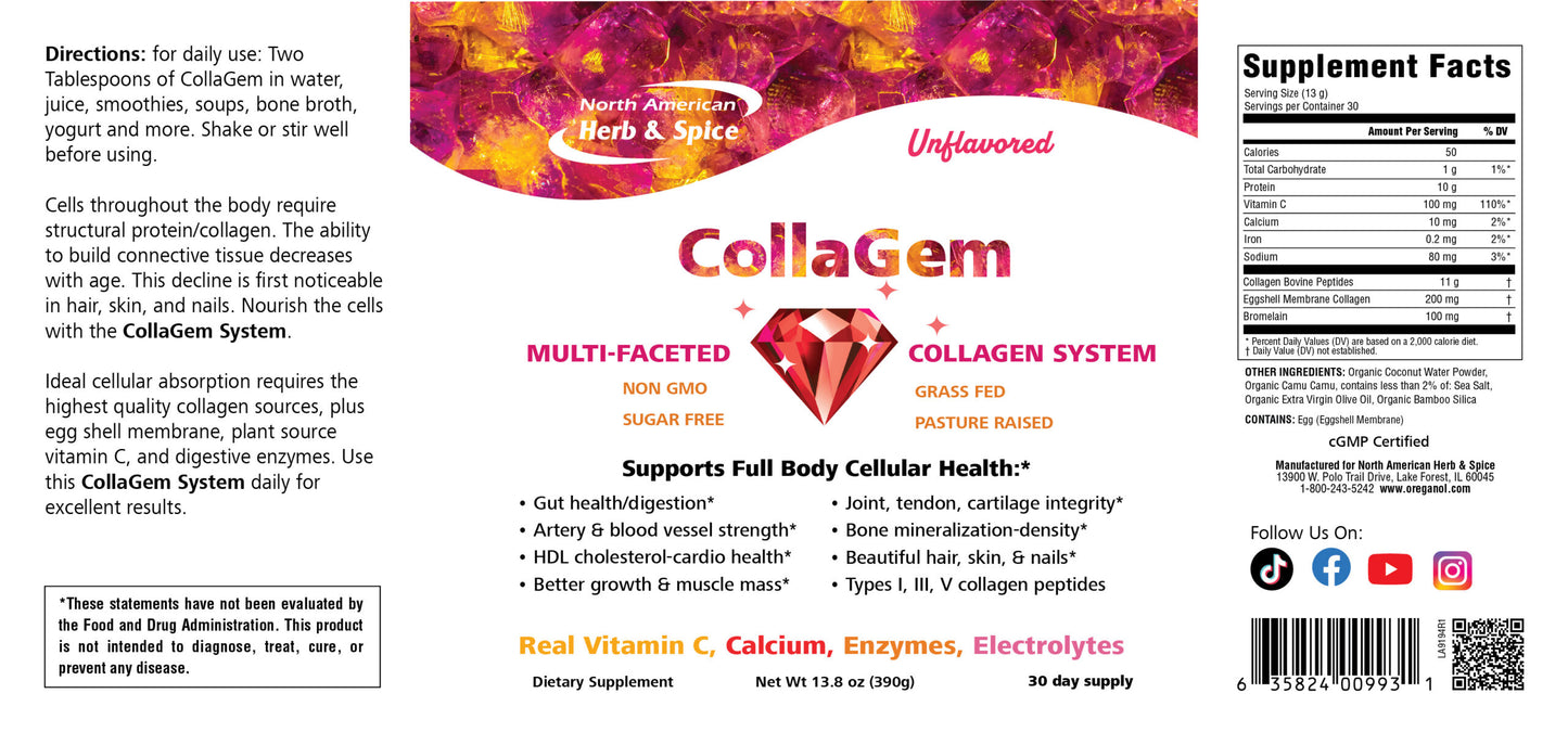 CollaGem® Powder  - Collagen & co-factors